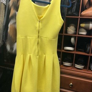 Yellow summer dress size S